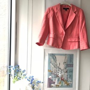 SALE!! Forever 21 salmon textured blazer
